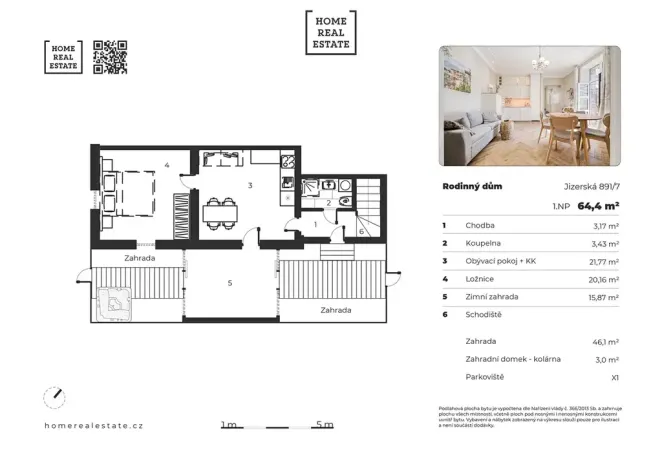 Prodej bytu 4+kk, Praha - Čakovice, Jizerská, 114 m2