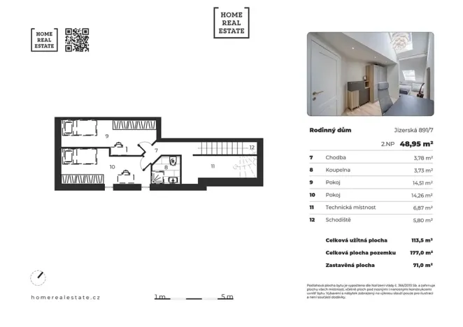Prodej vily, Praha - Čakovice, Jizerská, 114 m2