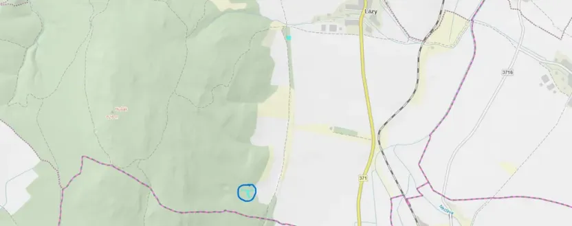 Prodej louky, Městečko Trnávka - Lázy, 1410 m2