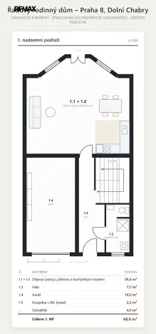 Prodej rodinného domu, Praha - Dolní Chabry, Velemínská, 134 m2
