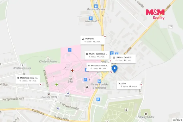 Pronájem bytu 1+1, Klatovy - Klatovy II, K Letišti, 44 m2