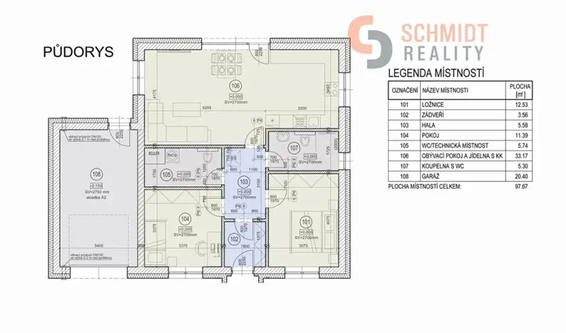 Prodej rodinného domu, Březí, 97 m2