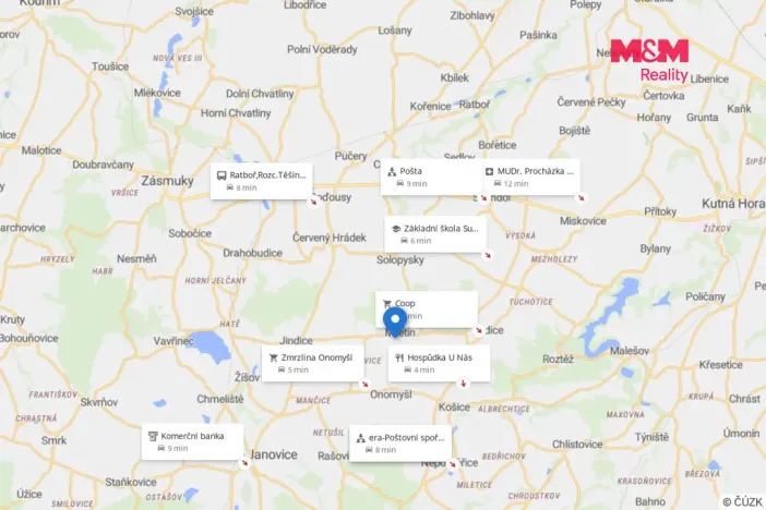 Prodej rodinného domu, Onomyšl - Miletín, 80 m2