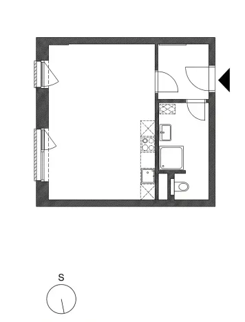 Prodej bytu 1+kk, Brno, Bohunická, 36 m2