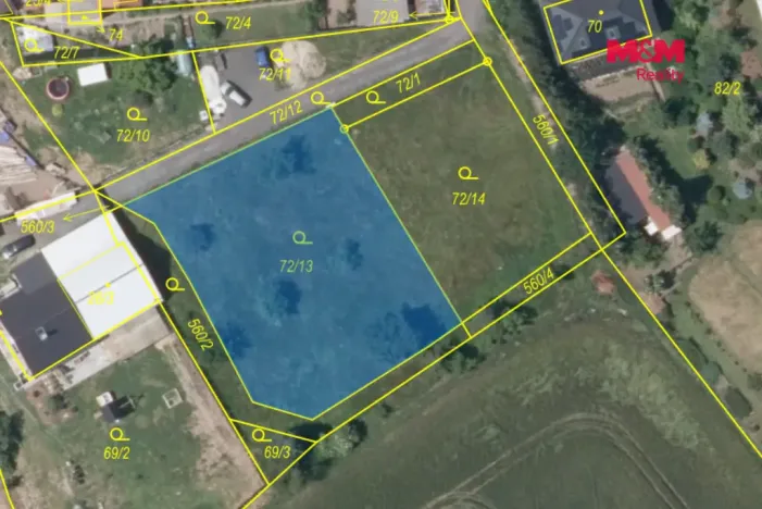 Prodej pozemku pro bydlení, Prusice, 1423 m2