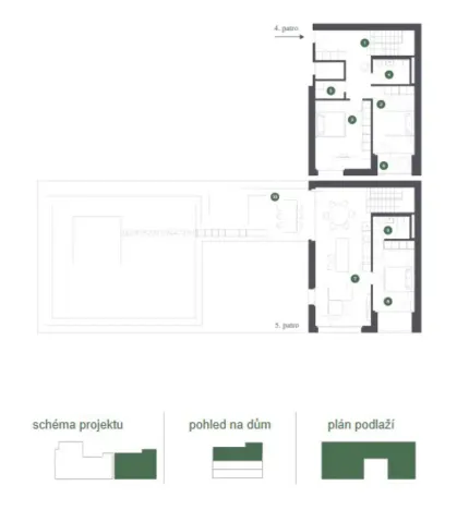 Prodej bytu 4+kk, Zlín, Sadová, 264 m2