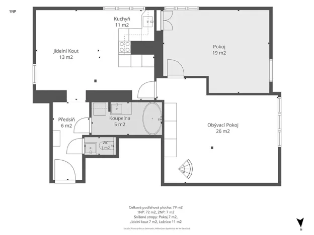 Prodej bytu 3+1, Praha - Záběhlice, Záběhlická, 97 m2