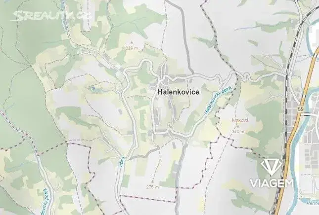 Prodej zahrady, Halenkovice, 858 m2