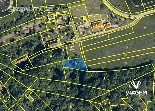 Prodej zahrady, Halenkovice, 858 m2