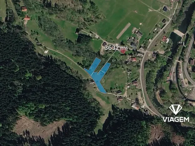 Prodej podílu zahrady, Poniklá, 2421 m2