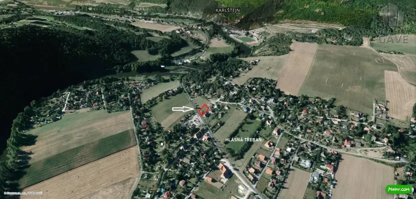 Prodej pozemku, Hlásná Třebaň, 947 m2