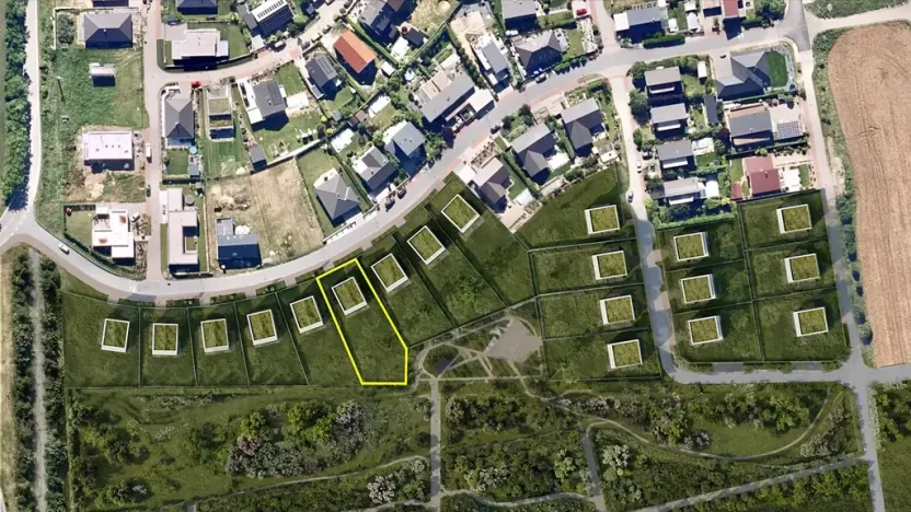Prodej pozemku pro bydlení, Hrušovany u Brna, Pod Střediskem, 1095 m2
