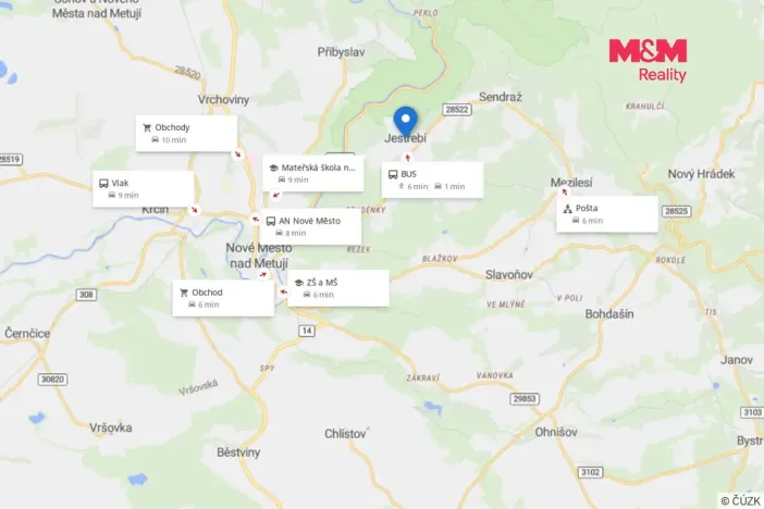 Prodej rodinného domu, Jestřebí, 150 m2