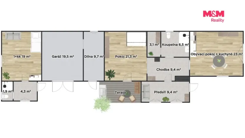 Prodej chalupy, Býchory, 98 m2
