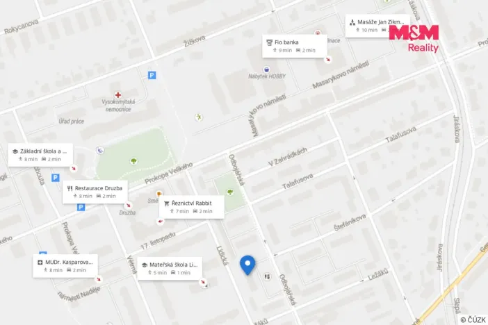 Pronájem bytu 3+1, Vysoké Mýto - Litomyšlské Předměstí, Odbojářská, 65 m2