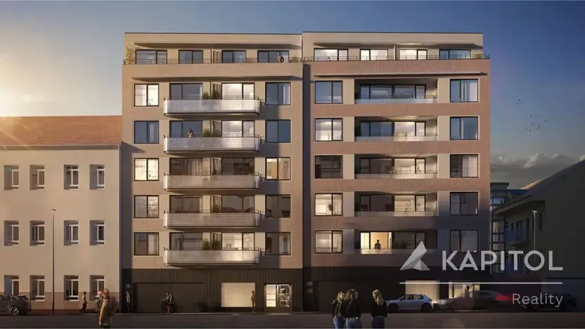 Pronájem bytu 2+kk, Brno, Příční, 46 m2