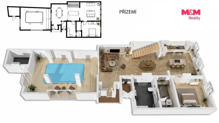 Prodej rodinného domu, Líský, 240 m2