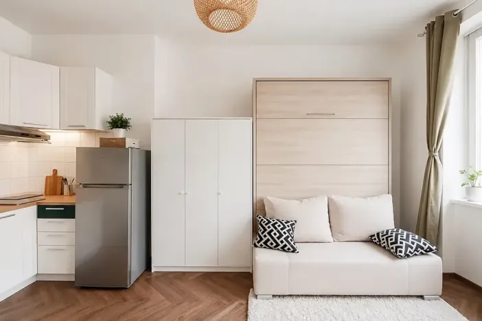 Pronájem bytu 1+kk, Praha - Holešovice, Tovární, 31 m2