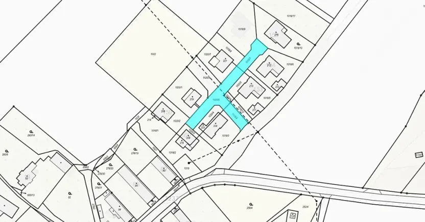 Dražba pozemku, Dolany, 990 m2
