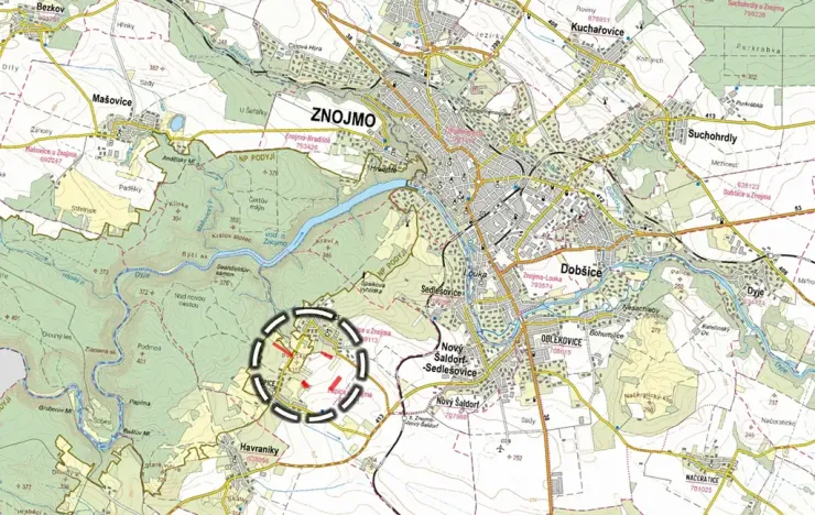 Prodej pole, Znojmo, 5236 m2