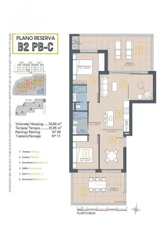 Prodej bytu 4+kk, Los Alcazares, Murcia, Španělsko, 100 m2