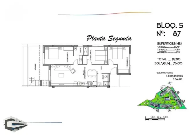 Prodej bytu 4+kk, Guardamar del Segura, Alicante, Španělsko, 97 m2