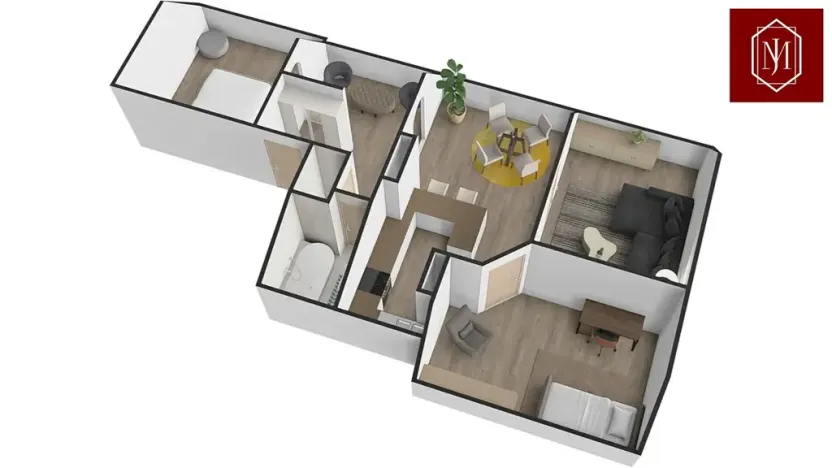 Prodej bytu 4+kk, Jihlava, Riegrova, 82 m2