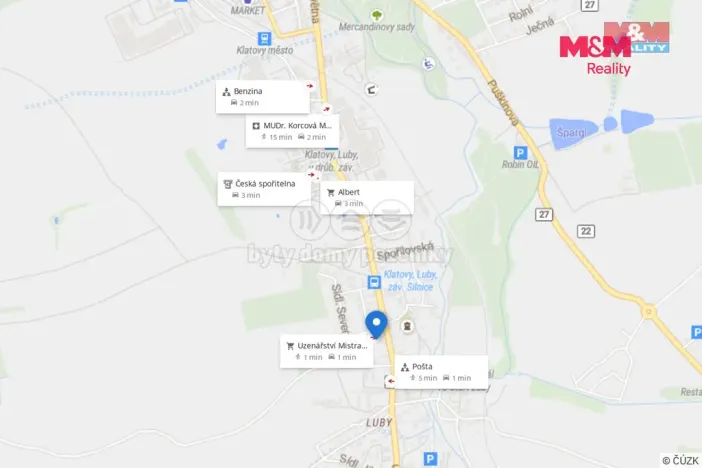 Pronájem bytu 1+kk, Klatovy - Luby, 22 m2