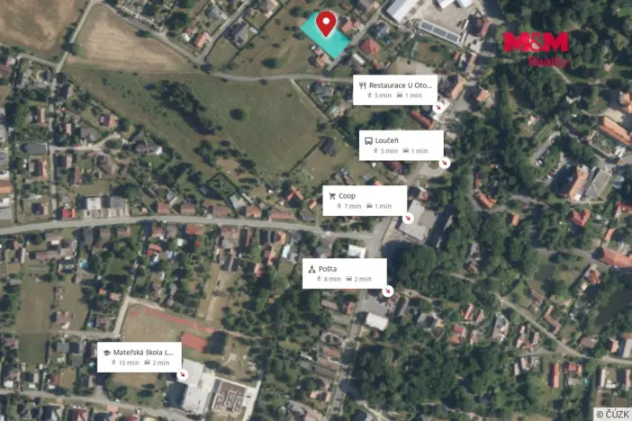 Prodej pozemku pro bydlení, Loučeň, Višňová, 1419 m2