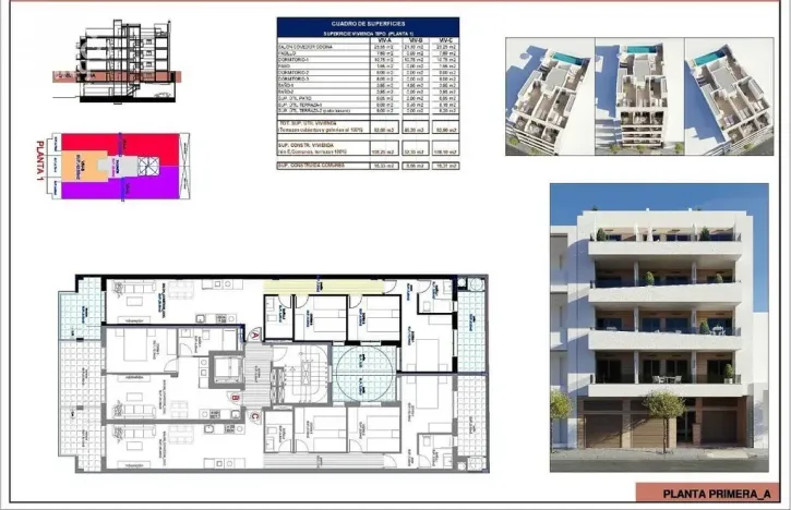 Prodej bytu 4+kk, Torrevieja, Alicante, Španělsko, 109 m2