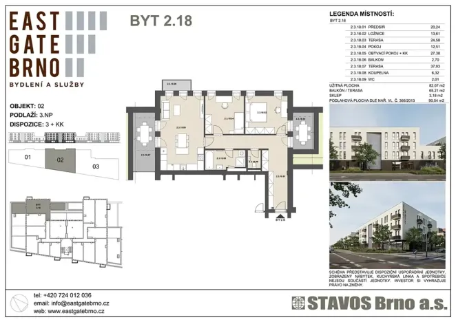 Prodej bytu 3+kk, Brno, Řípská, 82 m2