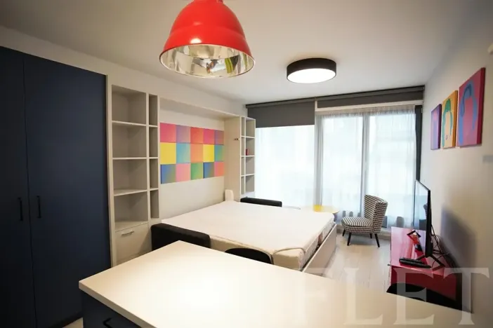Pronájem bytu 1+kk, Praha - Karlín, Sokolovská, 31 m2