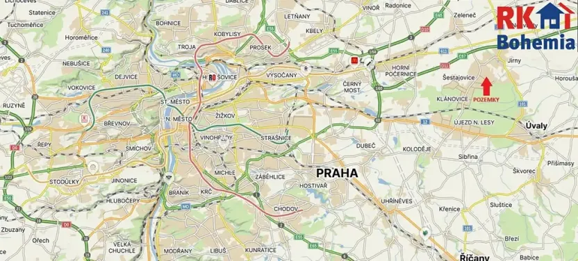 Prodej pozemku pro bydlení, Šestajovice, U Pole, 1576 m2