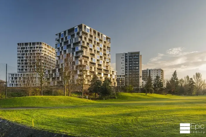 Pronájem bytu 1+kk, Praha - Modřany, Mezi vodami, 32 m2