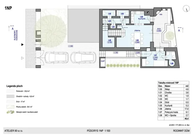 Prodej rodinného domu, Brno, Eleonory Voračické, 210 m2