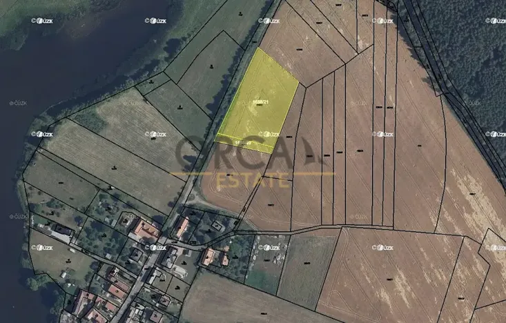 Prodej podílu pole, Rosovice, 1882 m2
