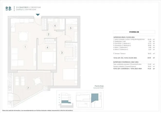 Prodej bytu 3+kk, Benijofar, Alicante, Španělsko, 73 m2
