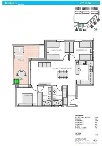 Prodej bytu 4+kk, Guardamar del Segura, Alicante, Španělsko, 101 m2