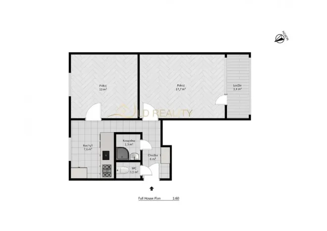 Prodej bytu 2+1, Olomouc - Hodolany, Blanická, 51 m2