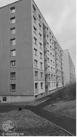 Dražba bytu 2+1, Ústí nad Labem, Jizerská, 62 m2