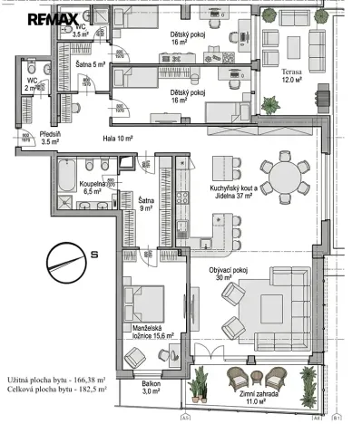 Prodej bytu 4+kk, Praha - Michle, U michelského mlýna, 166 m2