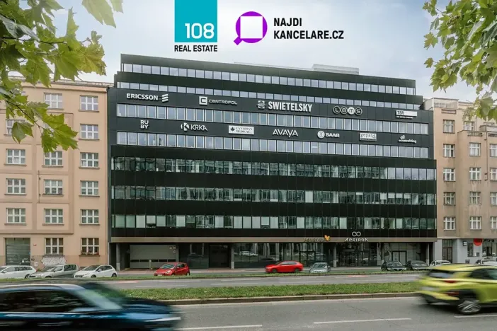 Pronájem kanceláře, Praha - Karlín, Sokolovská, 497 m2
