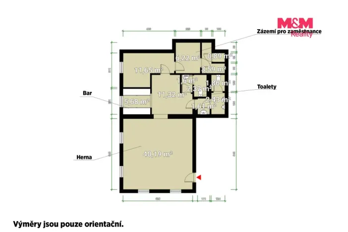 Pronájem obchodního prostoru, Stříbro, Žižkova, 89 m2