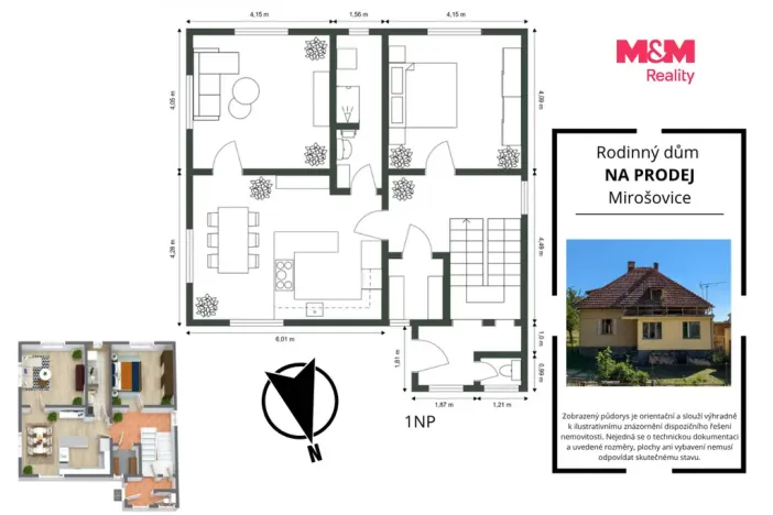 Prodej rodinného domu, Rataje nad Sázavou - Mirošovice, 210 m2