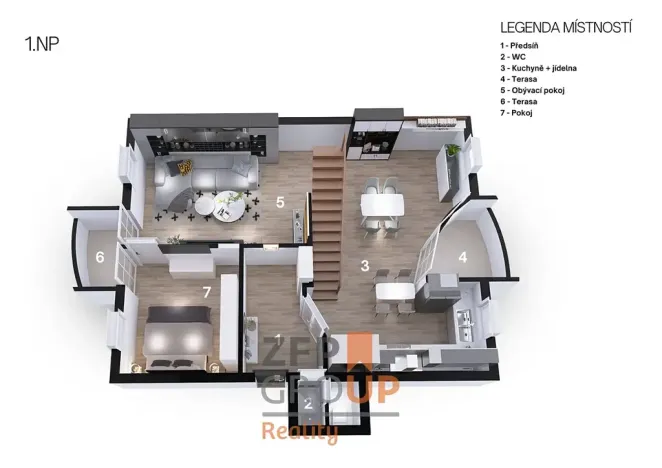 Prodej bytu 4+kk, Brno, Azurová, 161 m2