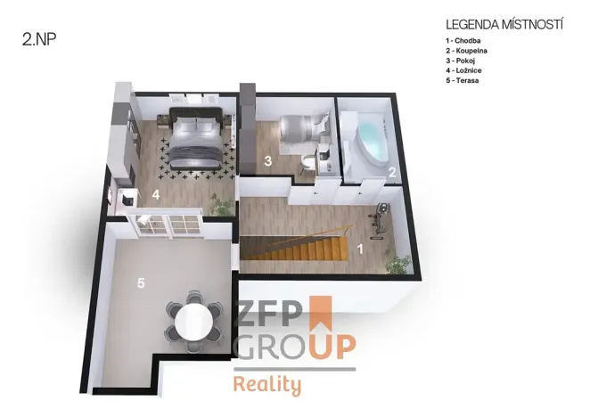 Prodej bytu 4+kk, Brno, Azurová, 161 m2