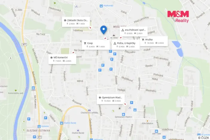 Pronájem bytu 4+1, Ostrava - Muglinov, Vdovská, 93 m2