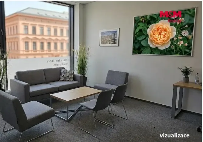 Pronájem kanceláře, Přelouč, Masarykovo náměstí, 50 m2