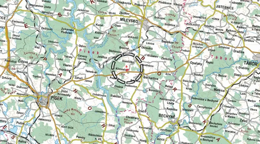 Prodej louky, Křenovice, 42413 m2