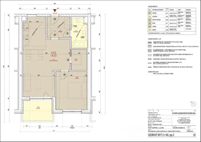 Pronájem bytu 2+kk, Brno, Řípská, 59 m2